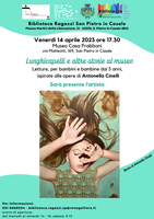 14/04/2023 San Pietro in Casale - Lunghicapelli e altre storie al museo. Letture ispirate alle opere di Antonella Cinelli (dai 5 anni)