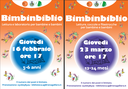 16/02 e 23/03/2023 San Giorgio di Piano - Bimbinbiblio. Per bambini/e di 3-6 anni e di 12-24 mesi