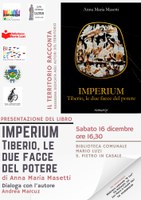 16/12/2023 San Pietro in Casale - Imperium. Tiberio, le due facce del potere. Incontro del ciclo Il territorio racconta