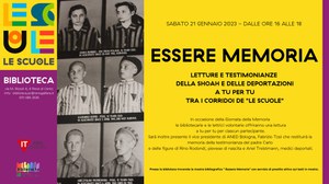 21/01/2023 Pieve di Cento - Essere Memoria. Un evento per il Giorno della Memoria 2023