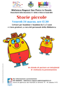 24/03/2023 San Pietro in Casale - Storie piccole. Un appuntamento Nati per leggere per bambini/e da 1 a 3 anni con i loro genitori