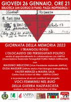 26/01/2023 San Giorgio di Piano - I triangoli rossi: l'Olocausto dei perseguitati politici. Un evento del Giorno della Memoria