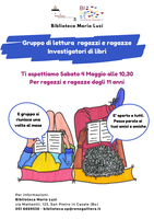 04/05/2024 San Pietro in Casale - Investigatori di libri. Si riunisce il gruppo di lettura di ragazzi/e dagli 11 anni