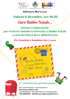 06/12/2026 San Pietro in Casale - Caro Babbo Natale... Per bambini e bambine dai 4 anni