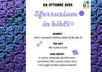07/10-30/12/2025 Pieve di Cento - Sferruzziamo in biblio. Un'occasione per stare in compagnia...