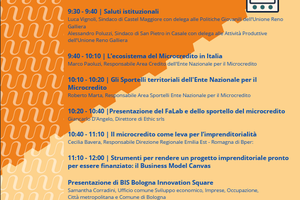 08/05/2025 Castel Maggiore - Oltre il credito. Strumenti finanziari per le microimprese e inclusione economica. Una giornata di approfondimento al FaLab