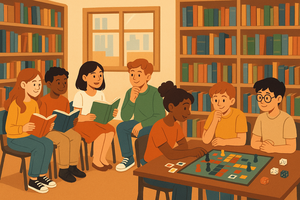 11/10/2025 San Pietro in Casale - Gruppo di lettura ragazzi/e (il previsto incontro di Bibliogame del 18/10 è stato rimandato a data da destinarsi)