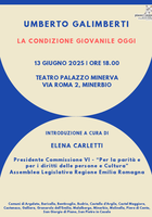 13/06/20205 Minerbio - La condizione giovanile oggi. Incontro con il professor Umberto Galimberti