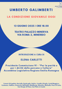 13/06/20205 Minerbio - La condizione giovanile oggi. Incontro con il professor Umberto Galimberti