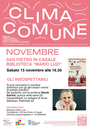 15/11/2025 San Pietro in Casale - Gli insospettabili. Presentazione del libro di Sarah Savioli. Un appuntamento di Clima Comune