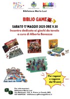 17/05/2025 San Pietro in Casale - Biblio Game. Dai 10 anni