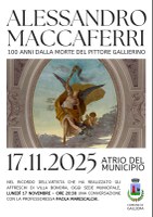 17/11/2025 Galliera - Alessandro Maccaferri. Nel centenario della morte, una conversazione con Paola Marescalchi