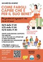 18/11, 05 e 16/12 Pieve di Cento - Come fargli capire che è per il suo bene? Tre incontri per genitori di ragazze/i di 13-17 anni