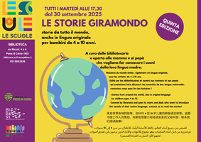 30/09-23/12/2025 Pieve di Cento - Storie giramondo. Letture da tutto il mondo (4-10 anni)