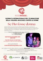 25/11/2025 Castel Maggiore - Se Dio fosse donna. Progetto teatrale in occasione della Giornata internazionale per l’eliminazione della violenza contro le donne