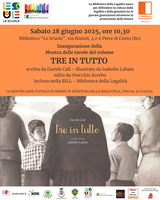 28/06/2025 Pieve di Cento - Tre in tutto. Mostra delle tavole di Isabella Labate che illustrano il volume di Davide Calì