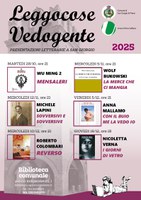 28/10-18/12/2025 San Giorgio di Piano - Leggo cose. Vedo gente. Presentazioni letterarie a San Giorgio