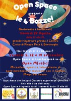 29/09 e 05-12-19/09/2025 Bentivoglio - Open Space presenta le 4 Bazze:  Settembre è Open M(us)ic