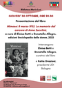 30/10/2025 San Pietro in Casale - Mimose: 8 marzo 1955. Le memorie dal carcere. Presentazione del libro di Anna Zucchini