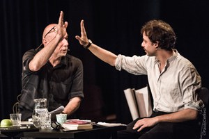 13/04/2026 Pieve di Cento - NICOLA BORGHESI / PAOLO NORI  Se mi dicono di vestirmi da italiano non so come vestirmi. Stagione teatrale Agorà 2025-26