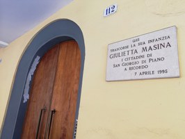 SAN GIORGIO DI PIANO - Casa natale di Giulietta Masina
