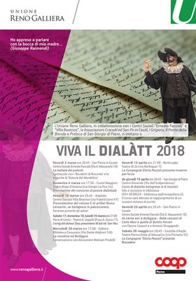 Manifesto Viva il dialàtt 2018