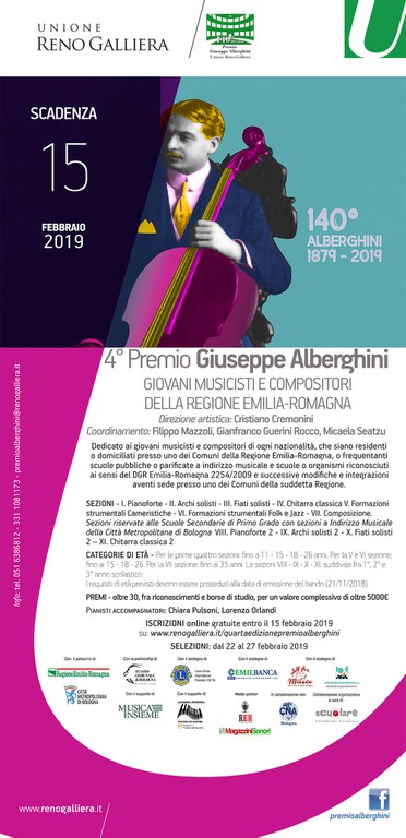 La locandina della IV edizione del Premio Alberghini