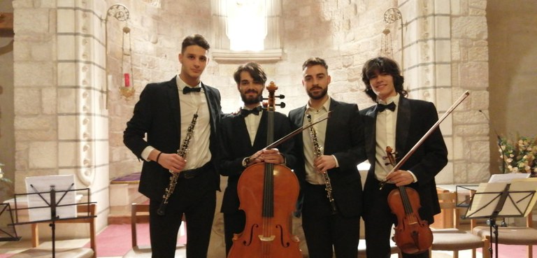 I 4 vincitori del Premio Alberghini a Betlemme.jpg