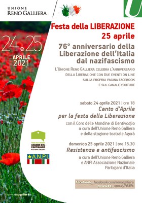 Manifesto Festa della Liberazione 2021