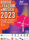 Borghi e Frazioni in Musica 2023 - la locandina