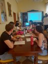 Al lavoro tutti inseime nella sala consiliare del Comune di San Giorgio di Piano
