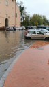 l'acqua ha invaso l'abitato di Castello