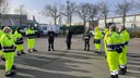 Il Sindaco referente della PC dell'Unione Reno Galliera ha tenuto il briefing con i volontari