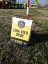 Campo volo allestito presso il parco di via Berlinguer a Bentivoglio