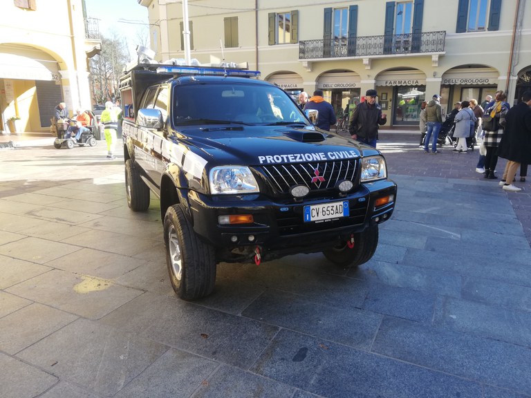 Il mezzo su cui è stata montata la nuova dotazione