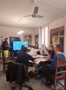 Costante collegamento radio coi volontari dislocati sul territorio