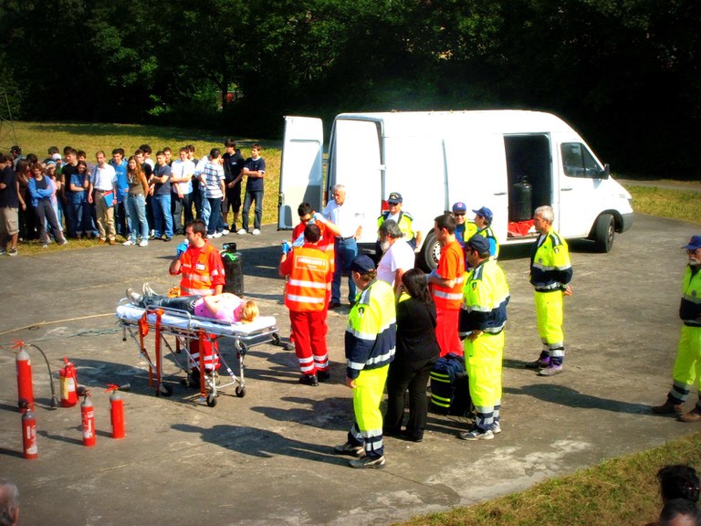 La Croce Italia e la simulazione dei soccorsi sanitari