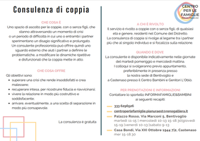 Consulenza di coppia: il nuovo servizio del Centro per le Famiglie distrettuale