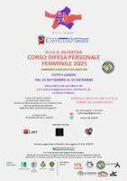 A Castello d'Argile corso gratuito di difesa personale per donne