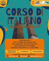 Corso gratuito di italiano per persone migranti