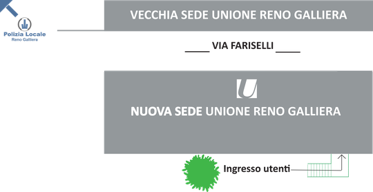 La nuova sede dell'Unione - ingresso utenti