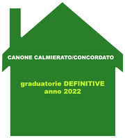 Locazione a canone calmierato/concordato: graduatorie definitive anno 2022