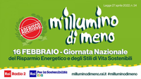 M'illumino di meno 2023: Giornata nazionale del risparmio energetico e degli stili di vita sostenibili