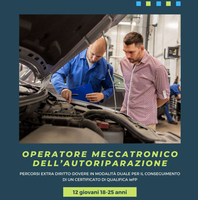 Operatore meccatronico dell’autoriparazione: corso gratuito per giovani di 18-25 anni (scad.: 05/07)
