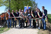 Sabato 6 aprile si è tenuta la cerimonia di inugurazione della Ciclovia del Reno