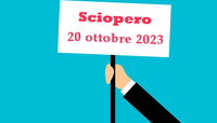 Sciopero generale e nazionale di venerdì 20 ottobre 2023 del personale scolastico docente e ausiliario e del personale delle Cooperative Dolce - Open Group e Cadiai