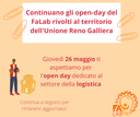 Il prossimo open-day del FaLab è dedicato al settore della logistica. Il 26 maggio a Castel Maggiore Il prossimo open-day del FaLab è dedicato al settore della logistica. Il 26 maggio a Castel Maggiore